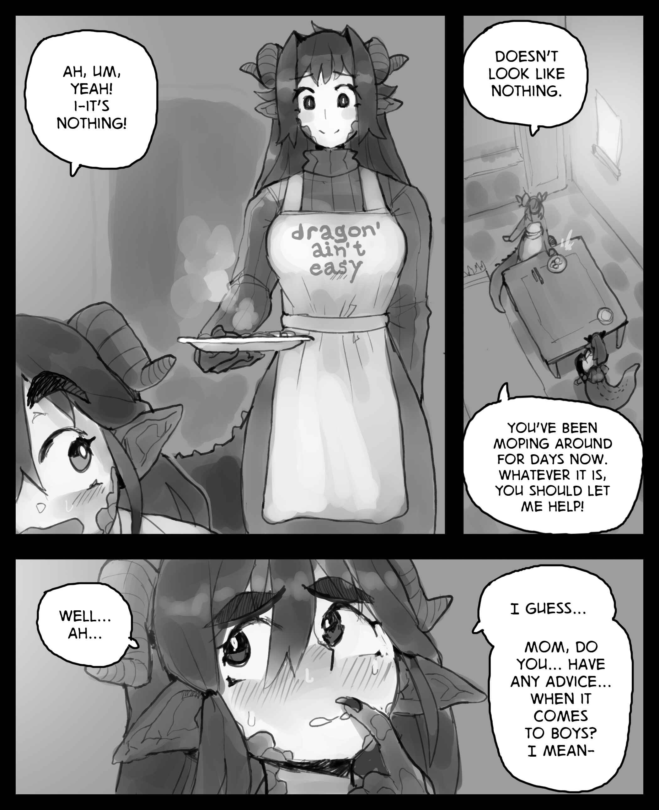 My Childhood Friend Is A Dragon Who's Embarrassed About the Size Of Her Tail Chapter 11 - Page 2