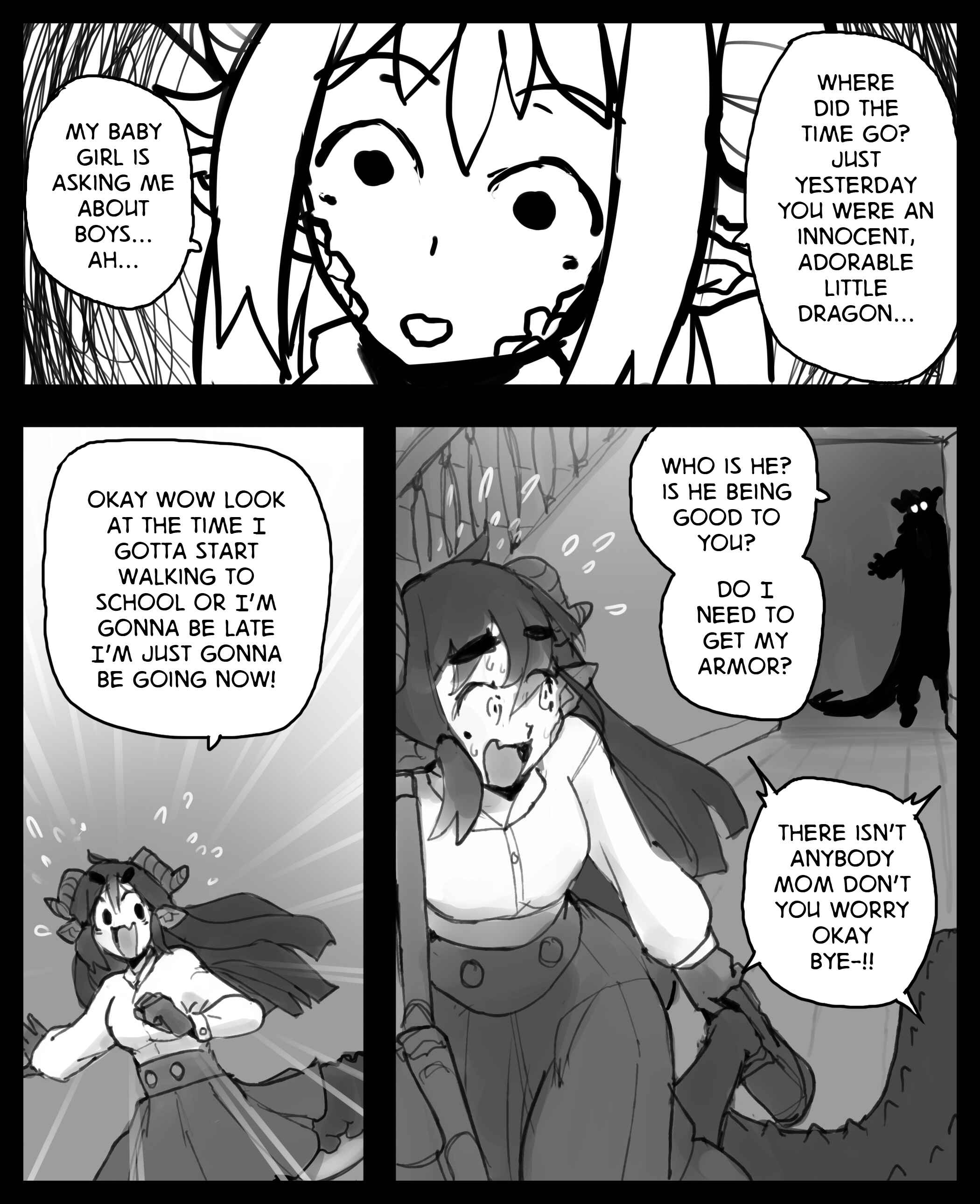 My Childhood Friend Is A Dragon Who's Embarrassed About the Size Of Her Tail Chapter 11 - Page 4