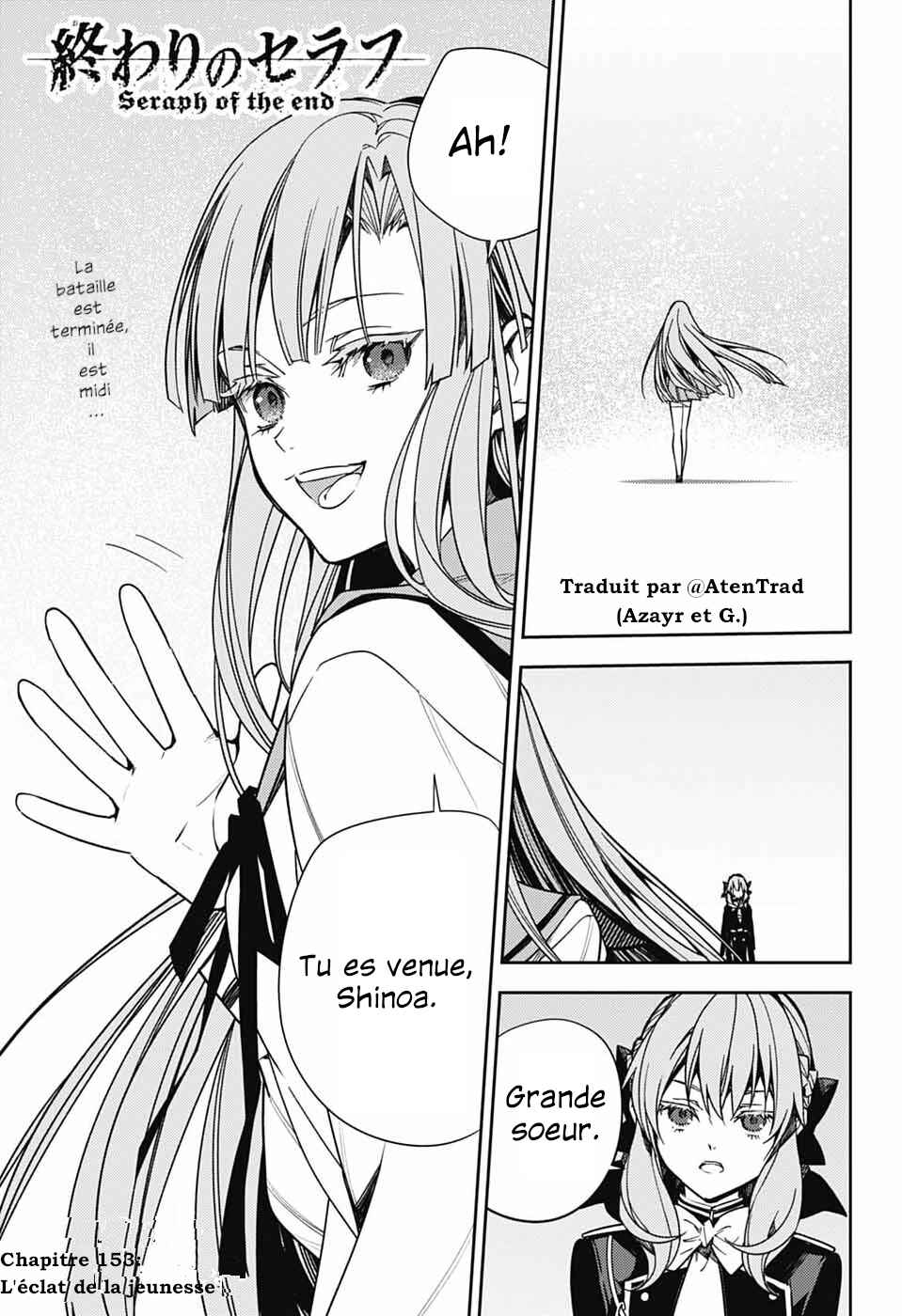Owari no Seraph Chapter 153 - Page 1