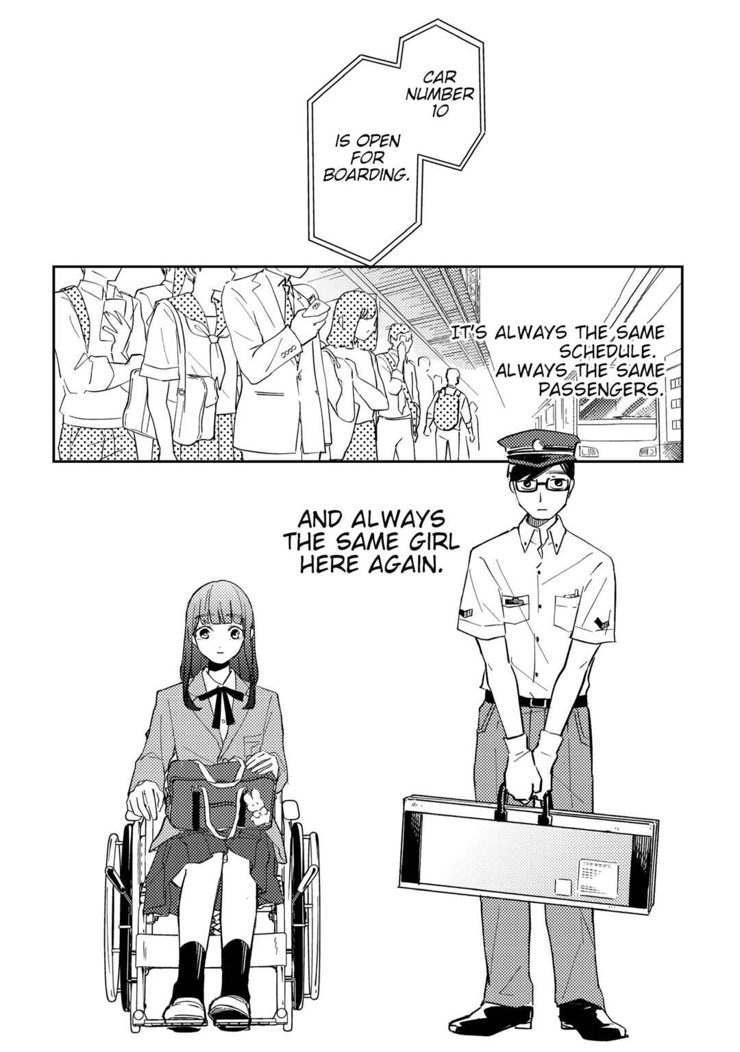 A Story About a Certain Station Attendant and a Girl who is Different. Chapter 1 - Page 1