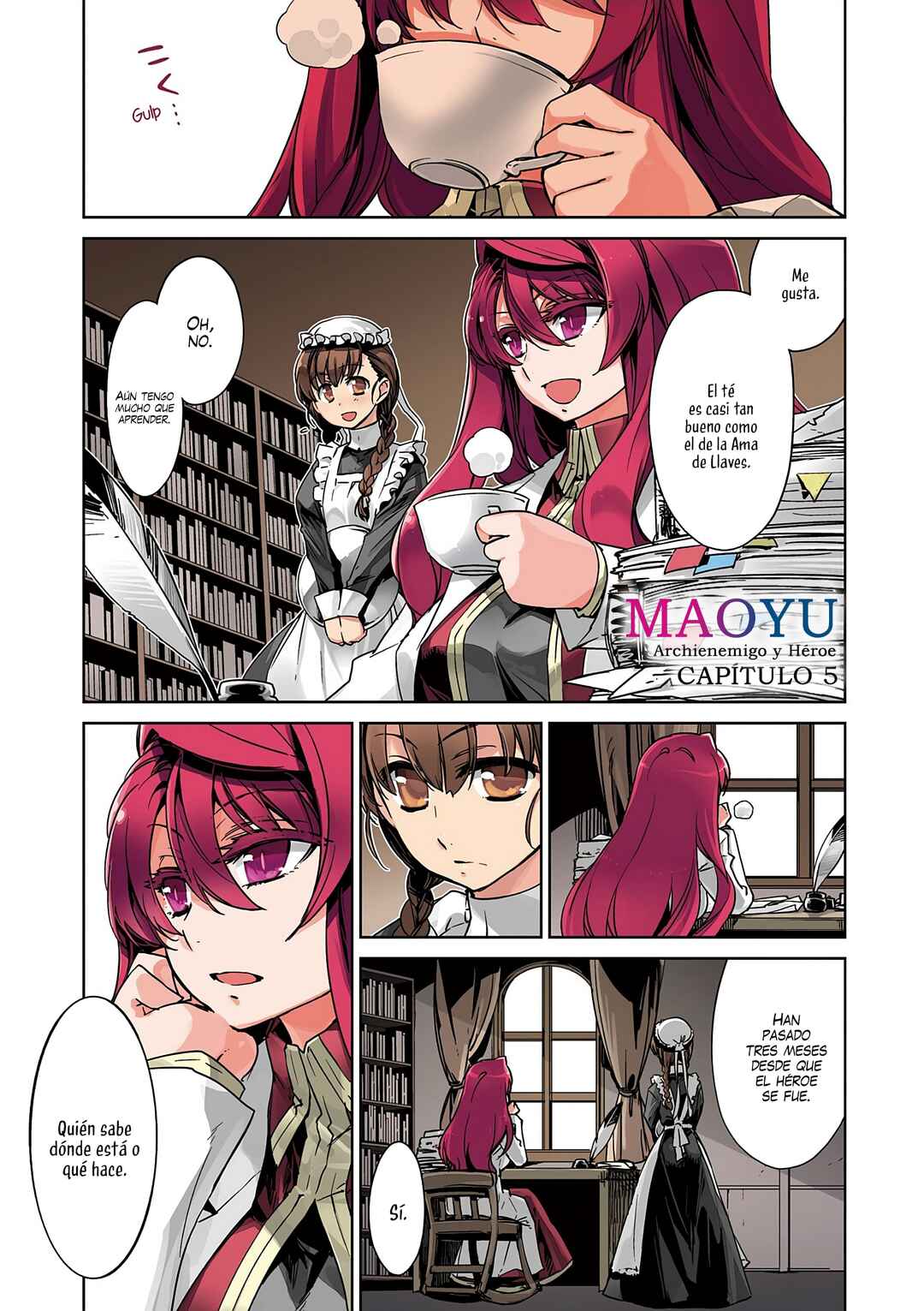 MAOYU : Archenemy and Hero “Become mine, Hero” “I refuse!” Chapter 5 - Page 5