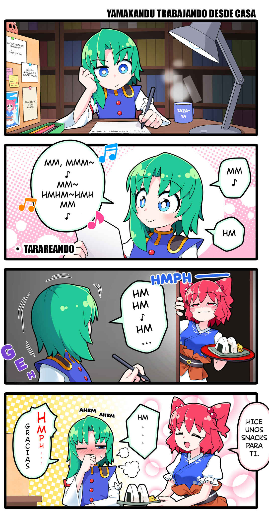 Touhou - Komachi & Eiki 4 Lovey-Dovey Manga (Doujinshi) Chapter 40 - Page 2