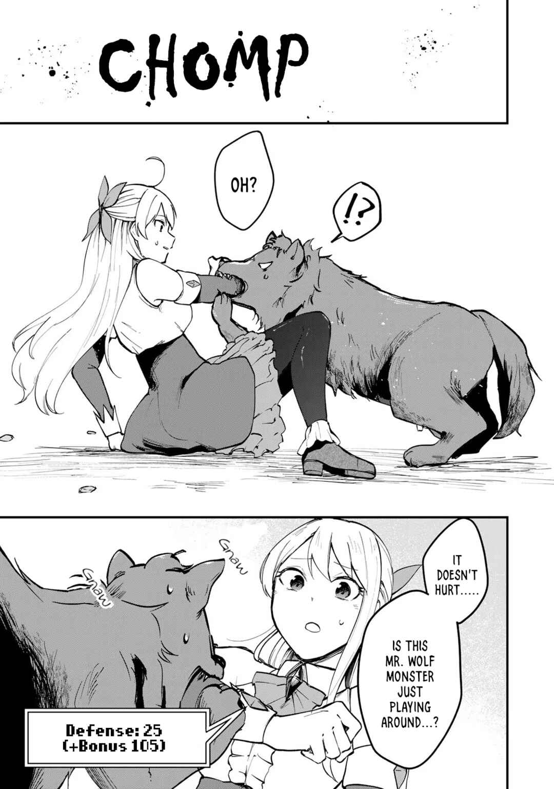 [Pakupaku desu wa] Tsuihou Sareta Ojou-sama no "Monster wo Taberu Hodo Tsuyoku Naru" Skill wa, 1-shoku de 1 Level Up Suru Zendai Mimon no Saikyou Skill deshita. 3-nichi de Jinrui Saikyou ni Narimashita wa! Chapter 1 - Page 21