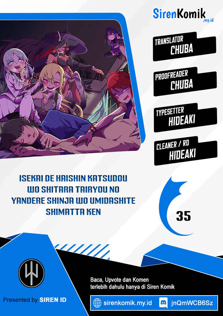 Isekai de Haishin Katsudou wo Shitara Tairyou no Yandere Shinja wo Umidashite Shimatta Ken Chapter 35 - Page 1