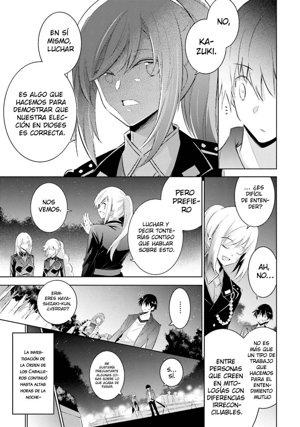 Magika no Kenshi to Shoukan Maou Chapter 53 - Page 12
