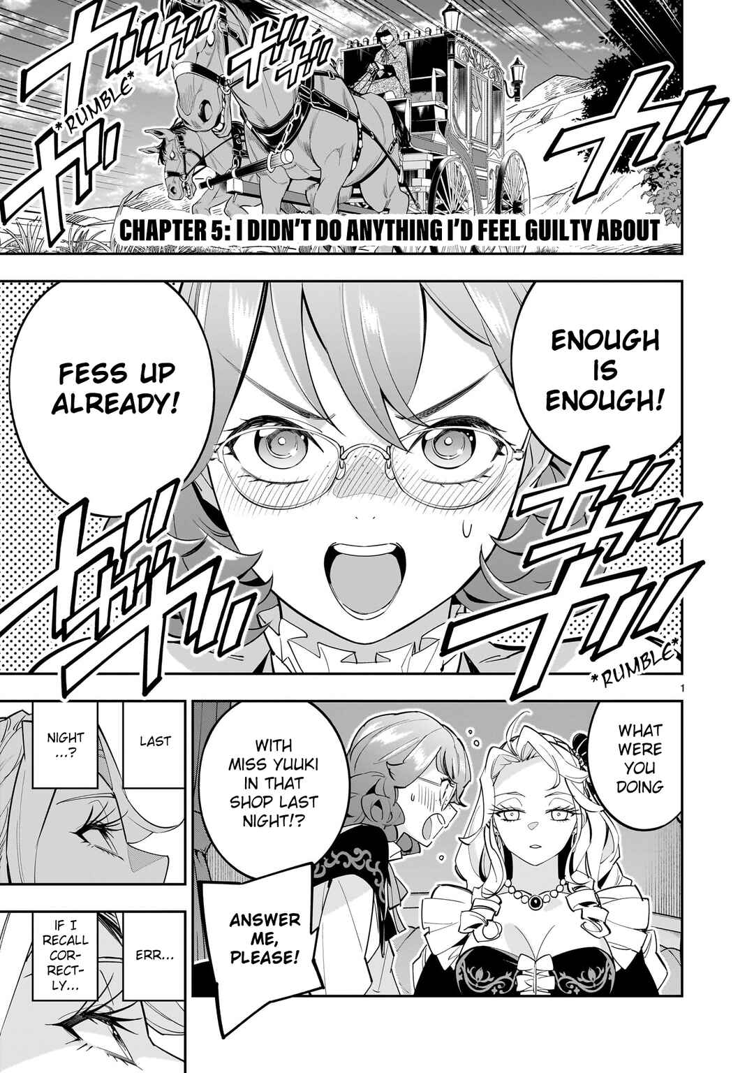 Shinimodori Oujo wa Ikinobiru tame ni Yuri Harem o Tsukuru koto ni shita Chapter 5 - Page 1