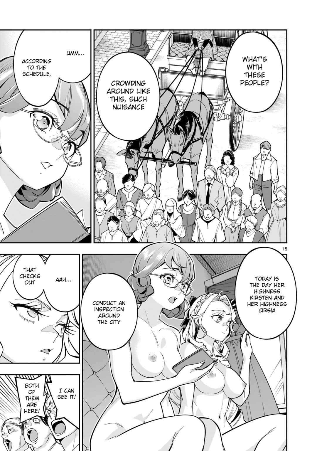 Shinimodori Oujo wa Ikinobiru tame ni Yuri Harem o Tsukuru koto ni shita Chapter 5 - Page 15