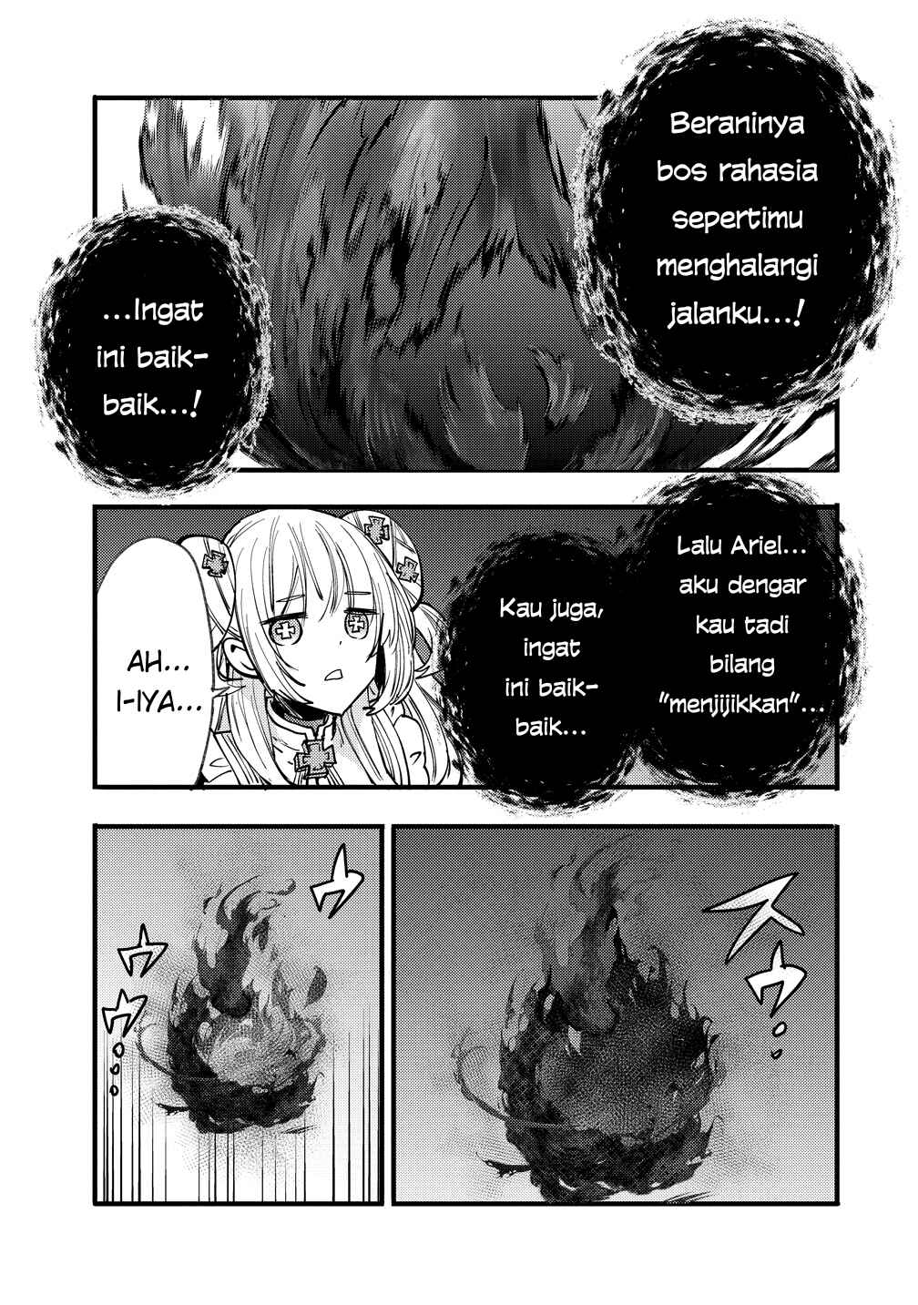 Saikyou Saiaku no Ura Boss, Tenseisha to Tomo ni Hametsu Flag Kaihi o Mezasu Chapter 9 - Page 37