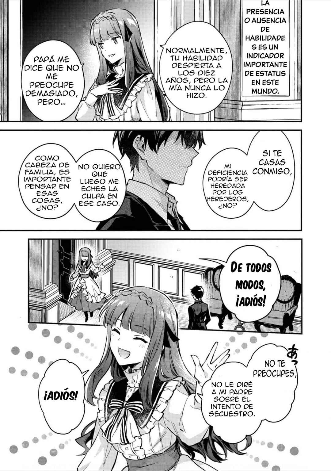 Akutou Ikka no Mana Musume, Tensei Saki mo Otome Game no Gokudou Reijou deshita Chapter 2 - Page 35