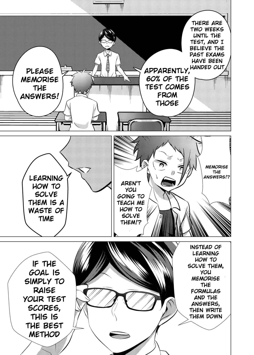 Yankee-chan ga Jimi Megane ni Koisuru Hanashi Chapter 16 - Page 1