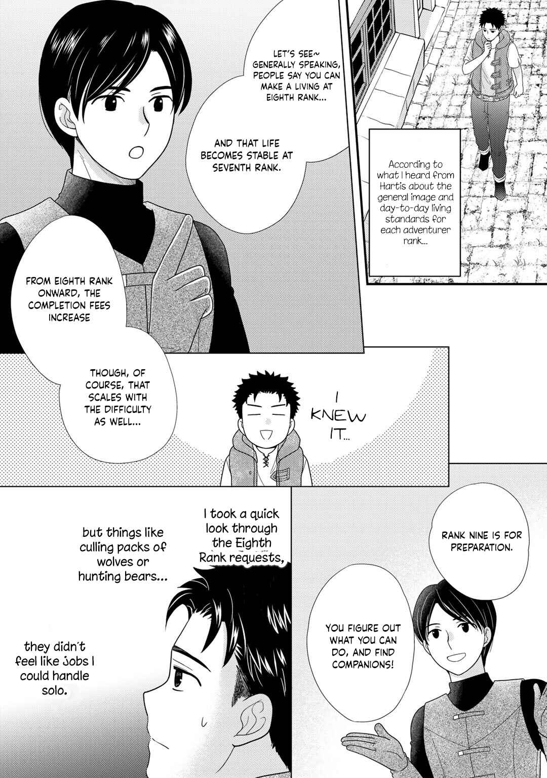 Isekai ni Kita Mitai dakedo Dou Sureba Yoi no Darou: Shachiku SE no My Pace Boukenki Chapter 9 - Page 21
