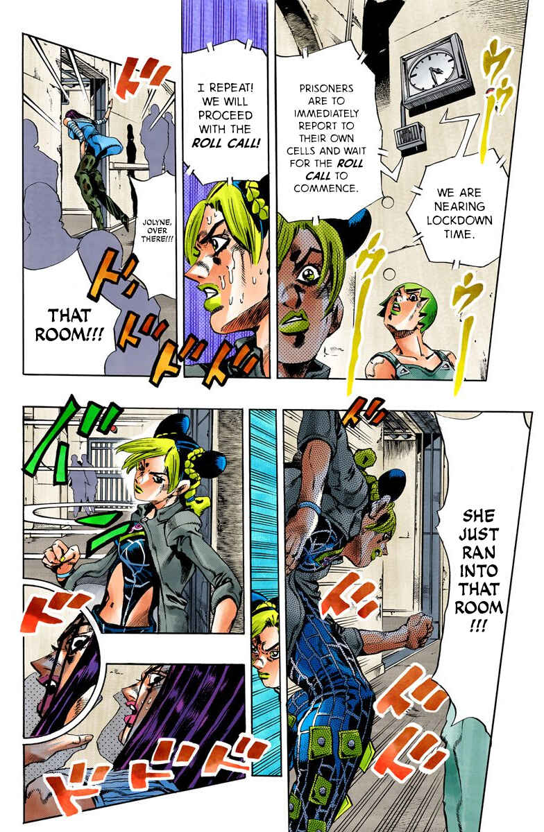 JoJo no Kimyou na Bouken: Part 6 - Stone Ocean Color-ban Chapter 38 - Page 7