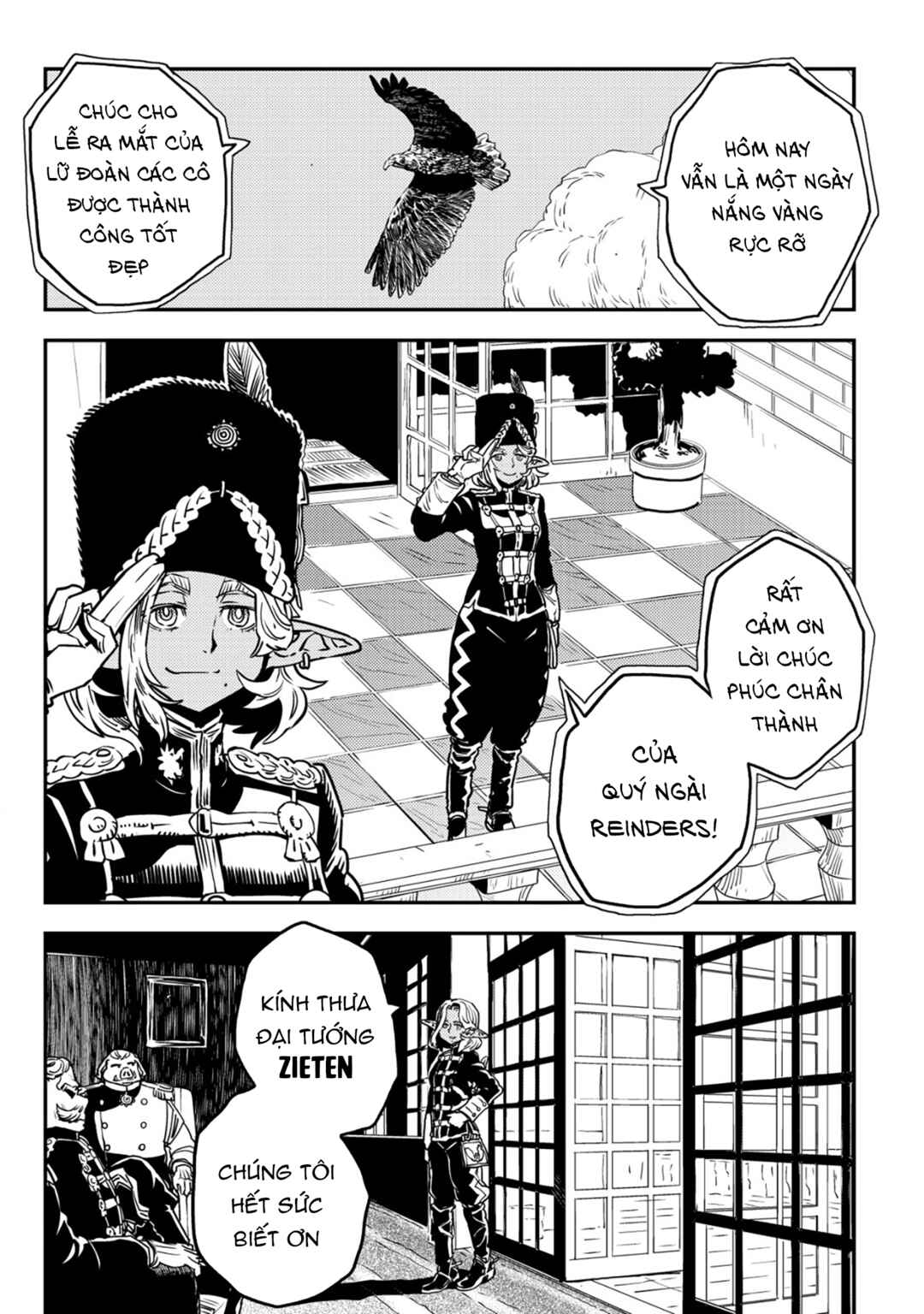 Orcsen Oukokushi ~Yaban na Orc no Kuni wa, Ikanishite Heiwa na Elf no Kuni wo Yakiharau ni Itatta ka~ Chapter 7 - Page 13