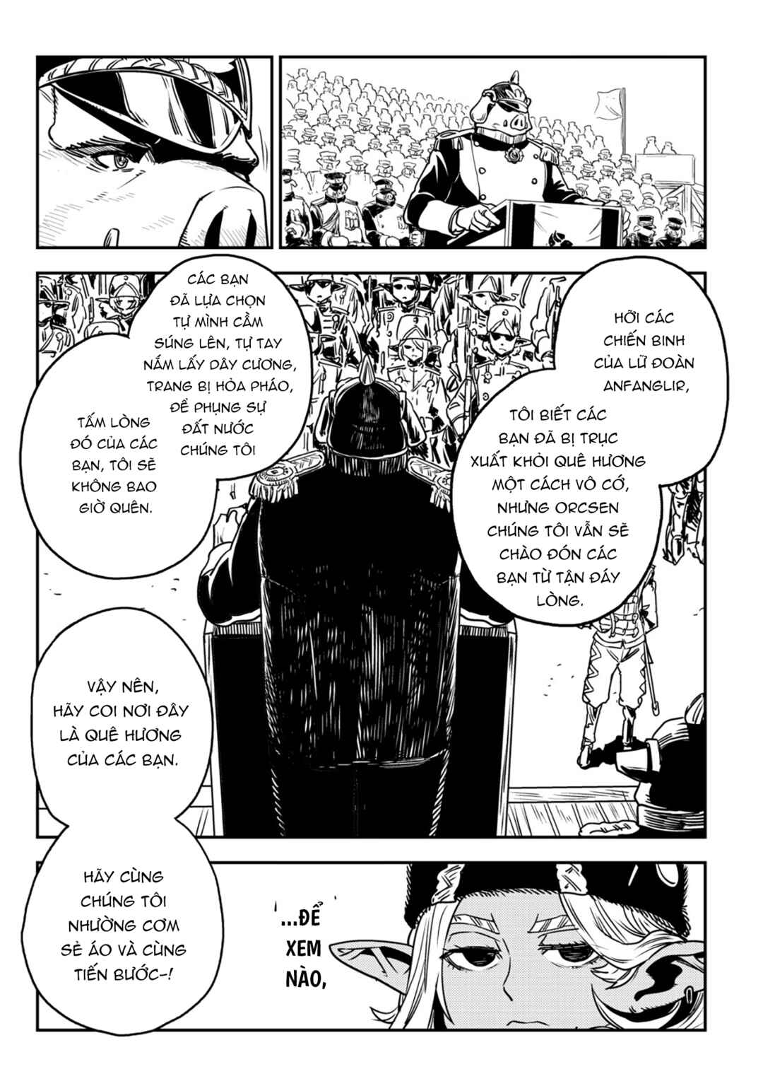 Orcsen Oukokushi ~Yaban na Orc no Kuni wa, Ikanishite Heiwa na Elf no Kuni wo Yakiharau ni Itatta ka~ Chapter 7 - Page 23