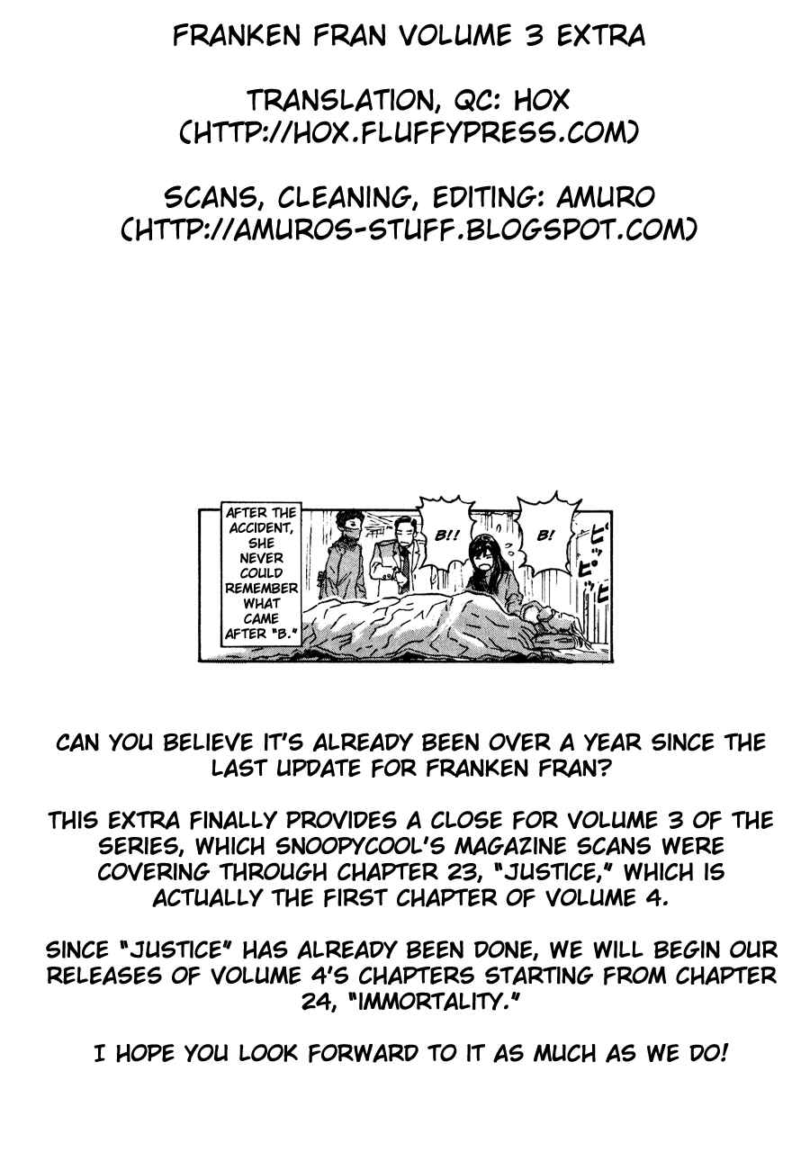 Franken Fran Chapter 22.5 - Page 9