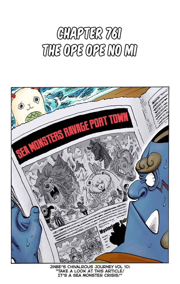 One Piece (Official Colored) Chapter 761 - Page 2