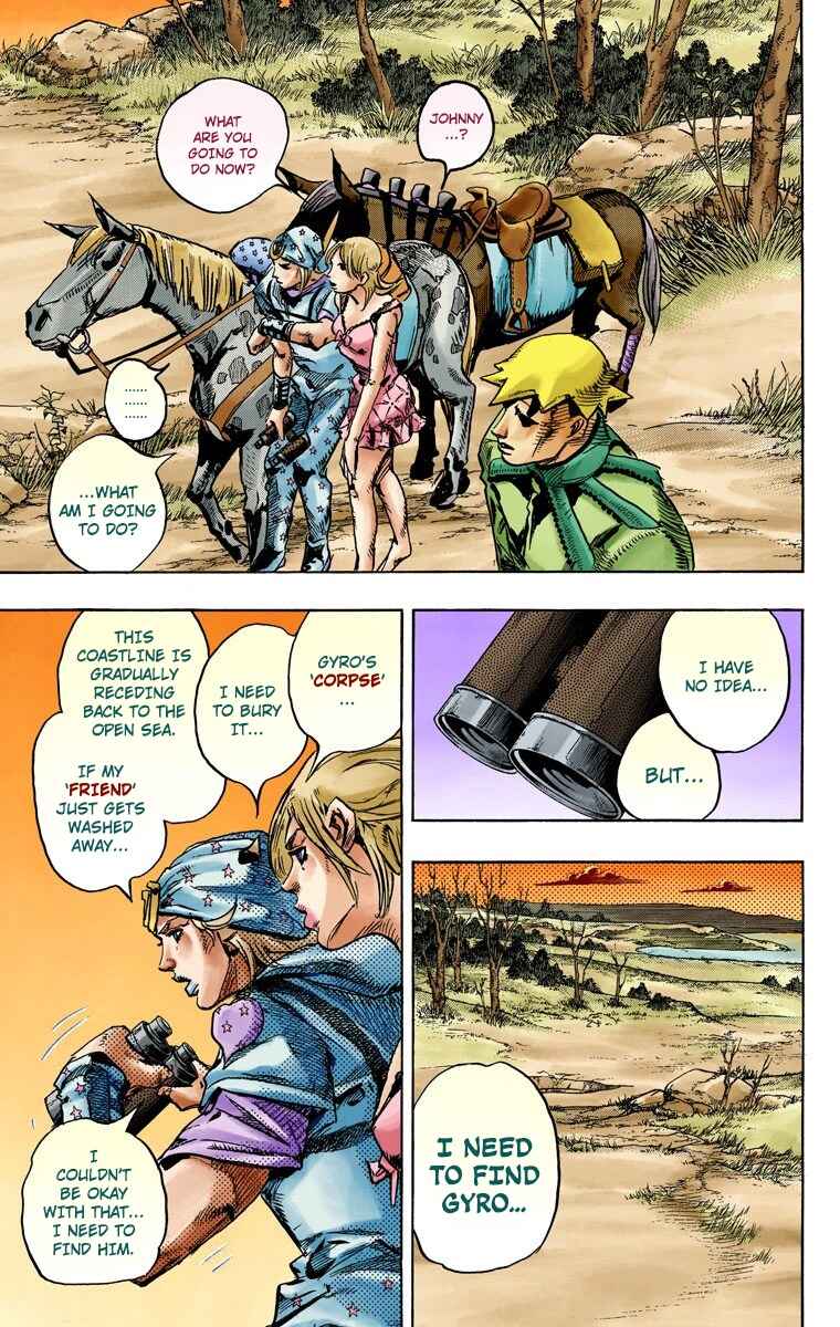 JoJo no Kimyou na Bouken: Part 7 - Steel Ball Run Color-ban Chapter 90 - Page 10