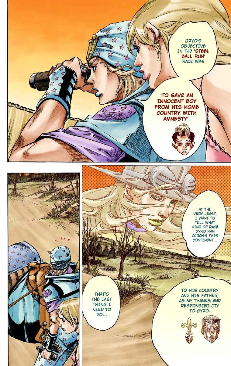 JoJo no Kimyou na Bouken: Part 7 - Steel Ball Run Color-ban Chapter 90 - Page 11