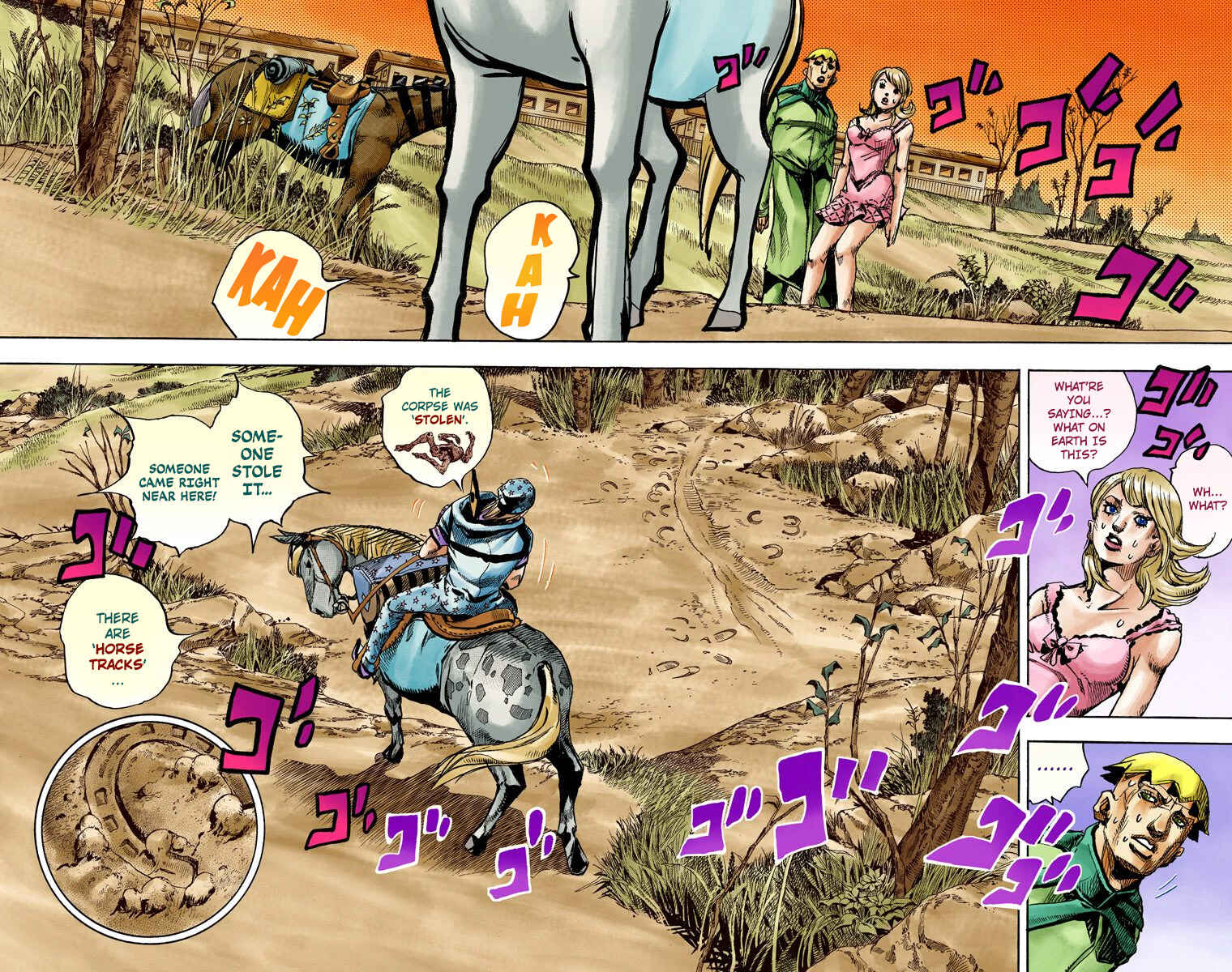 JoJo no Kimyou na Bouken: Part 7 - Steel Ball Run Color-ban Chapter 90 - Page 15