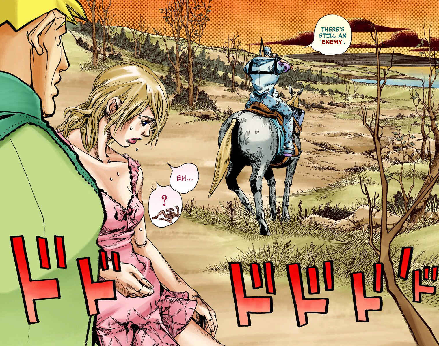 JoJo no Kimyou na Bouken: Part 7 - Steel Ball Run Color-ban Chapter 90 - Page 16
