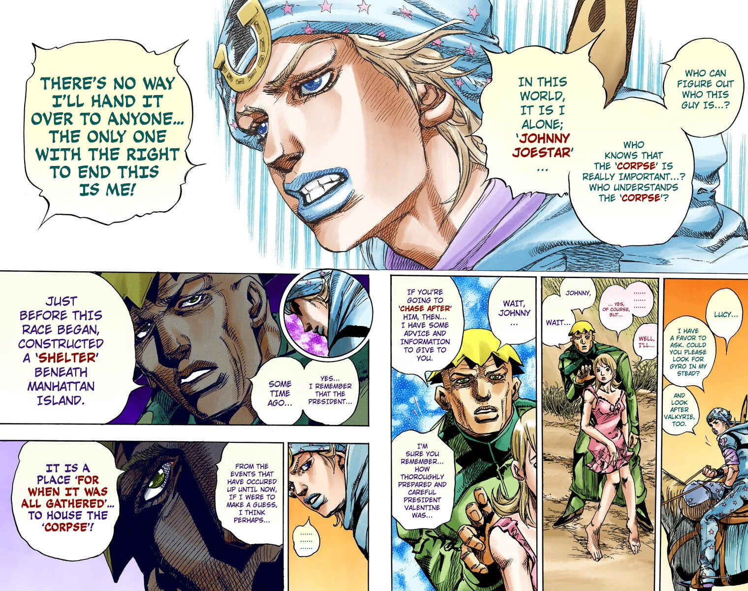 JoJo no Kimyou na Bouken: Part 7 - Steel Ball Run Color-ban Chapter 90 - Page 19