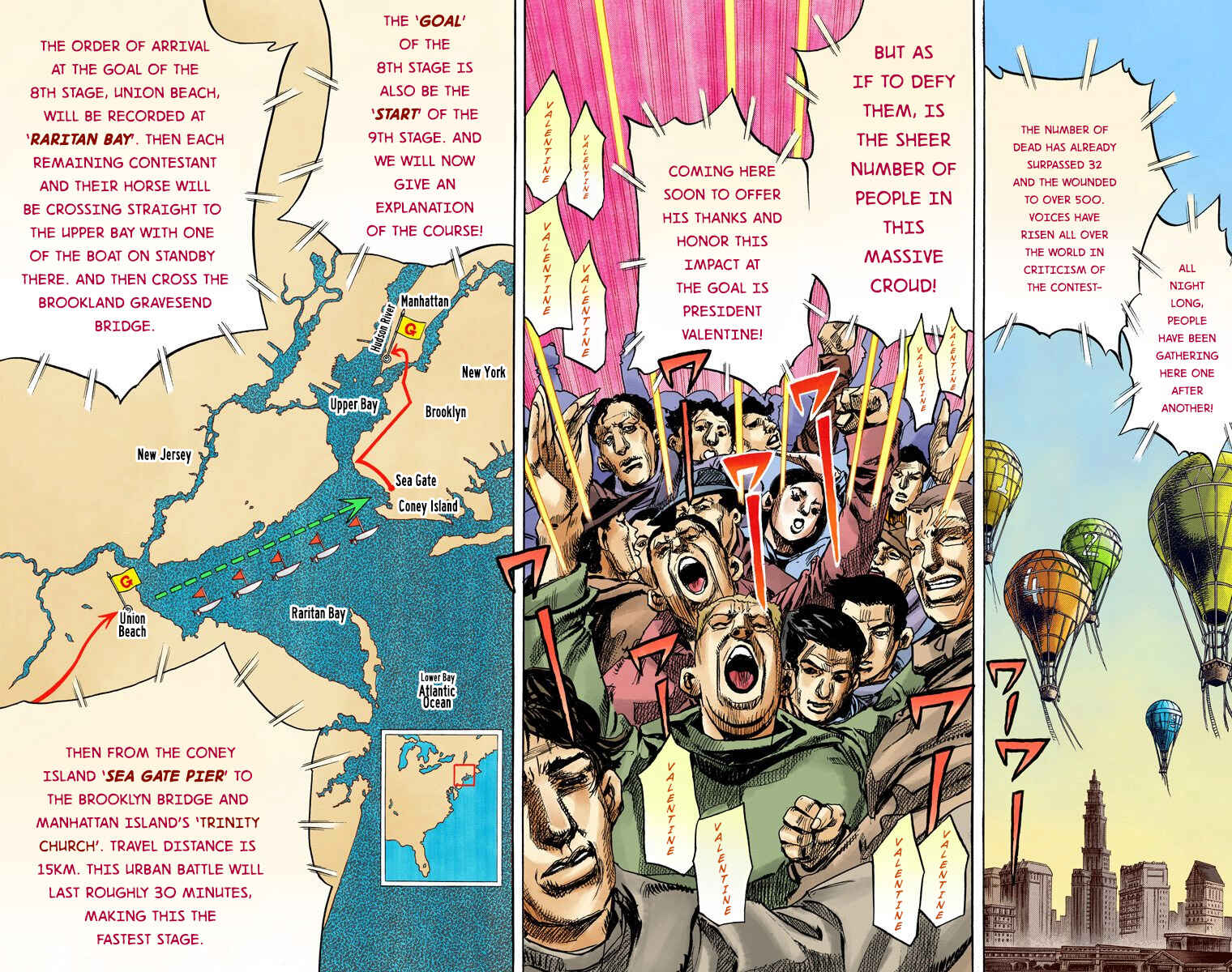JoJo no Kimyou na Bouken: Part 7 - Steel Ball Run Color-ban Chapter 90 - Page 23