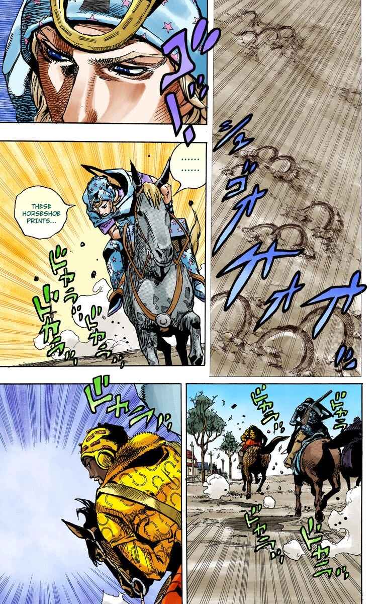 JoJo no Kimyou na Bouken: Part 7 - Steel Ball Run Color-ban Chapter 90 - Page 25