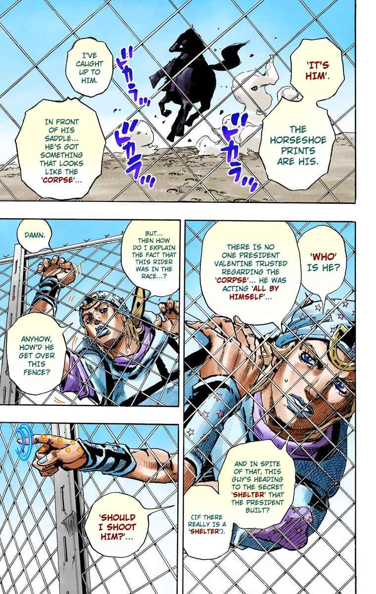 JoJo no Kimyou na Bouken: Part 7 - Steel Ball Run Color-ban Chapter 90 - Page 29