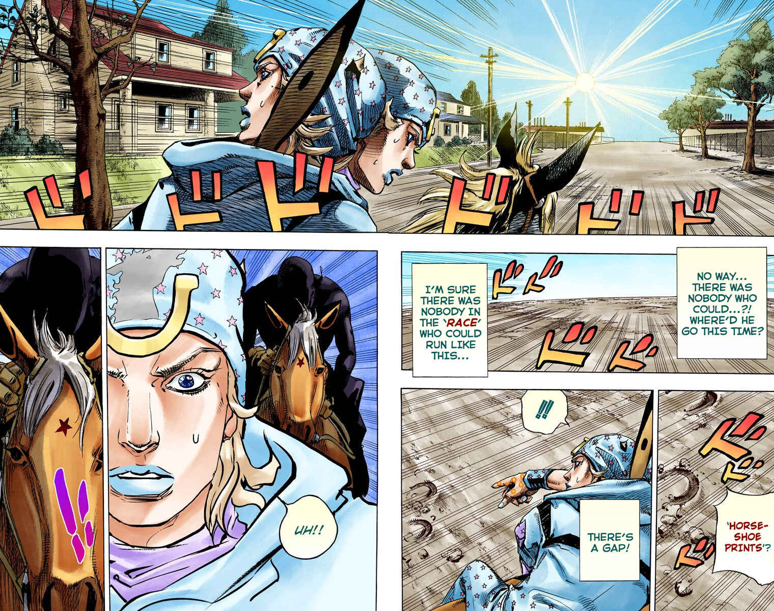 JoJo no Kimyou na Bouken: Part 7 - Steel Ball Run Color-ban Chapter 90 - Page 33