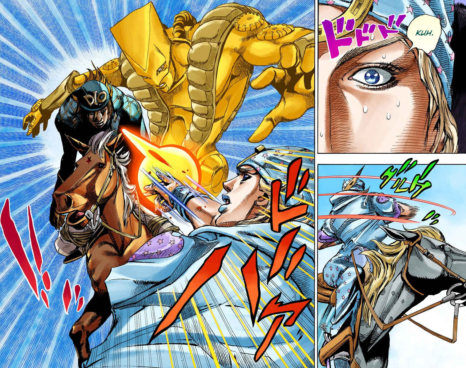 JoJo no Kimyou na Bouken: Part 7 - Steel Ball Run Color-ban Chapter 90 - Page 36