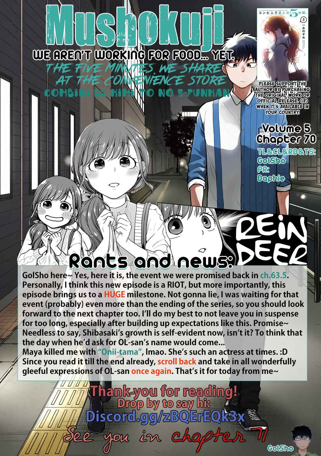 Combini de Kimi to no 5-funkan. Chapter 70 - Page 11