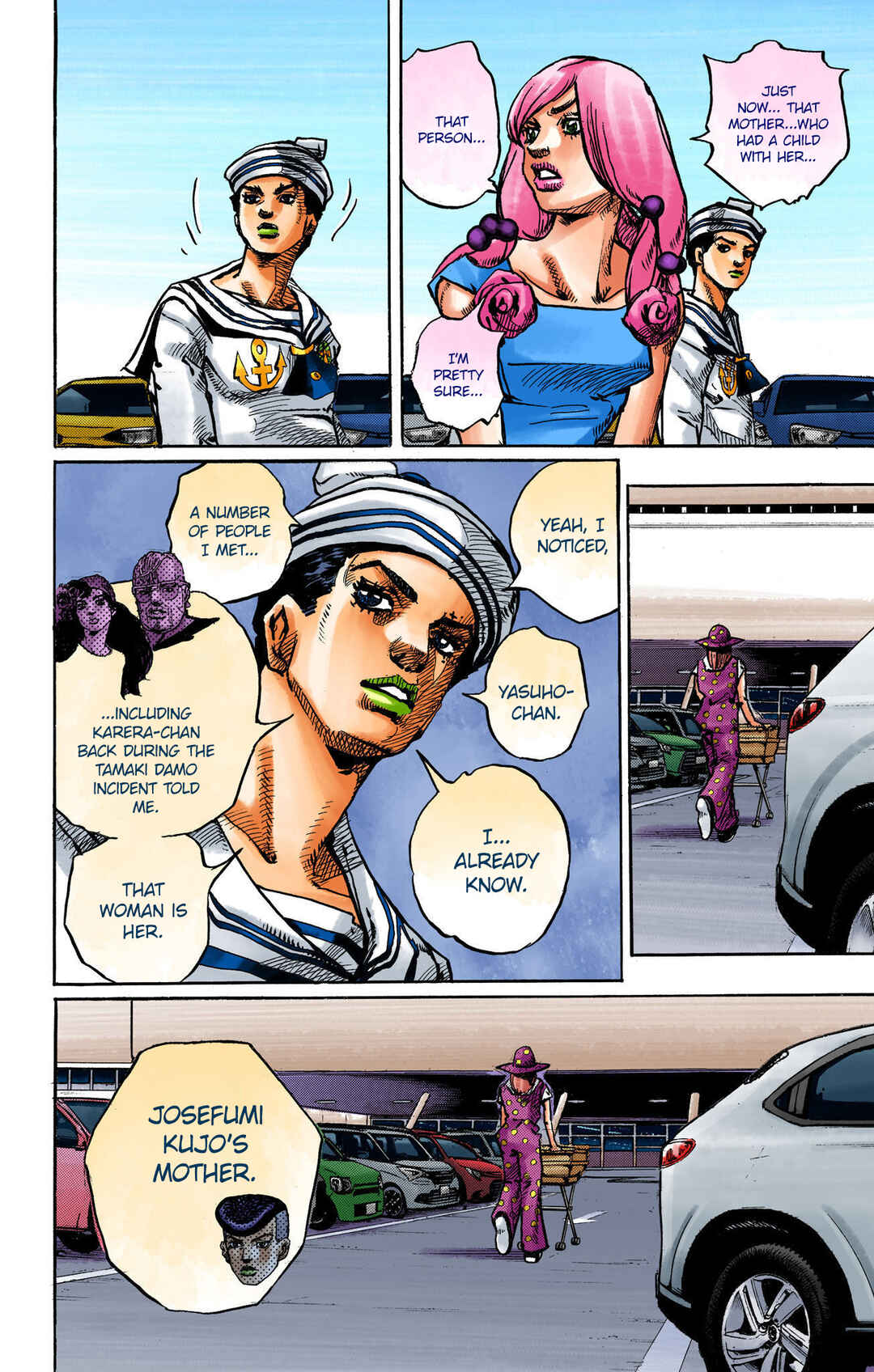 JoJo no Kimyou na Bouken: Part 8 - JoJolion Color-ban Chapter 110 - Page 34