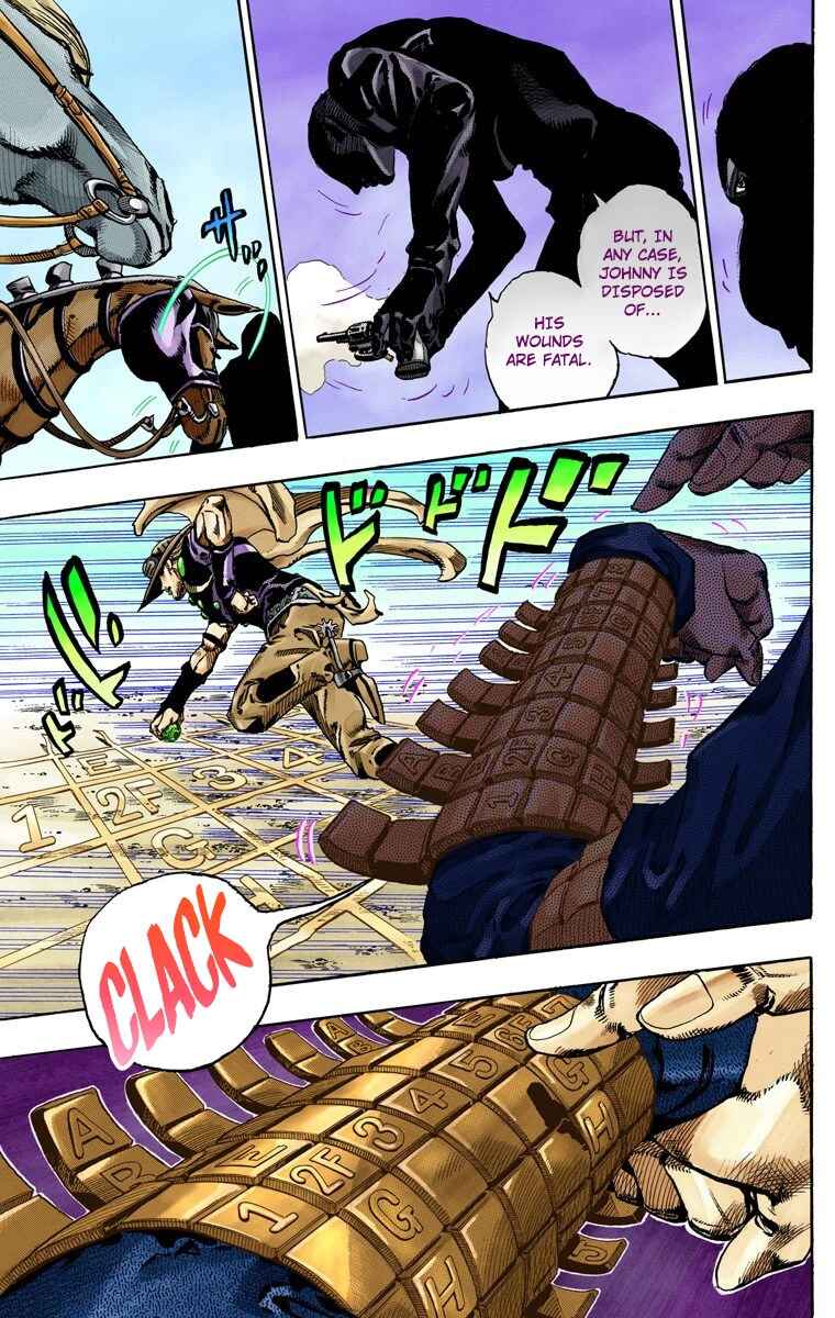 JoJo no Kimyou na Bouken: Part 7 - Steel Ball Run Color-ban Chapter 65 - Page 17
