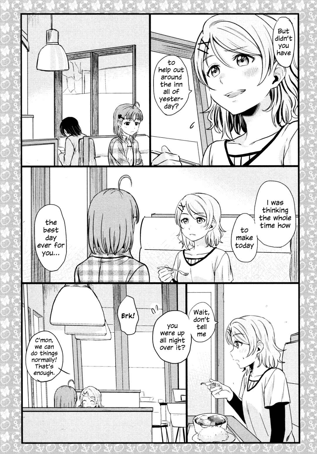 Love Live! Sunshine!! - A Love-Tinted Aquamarine (Doujinshi) Chapter 3 - Page 7