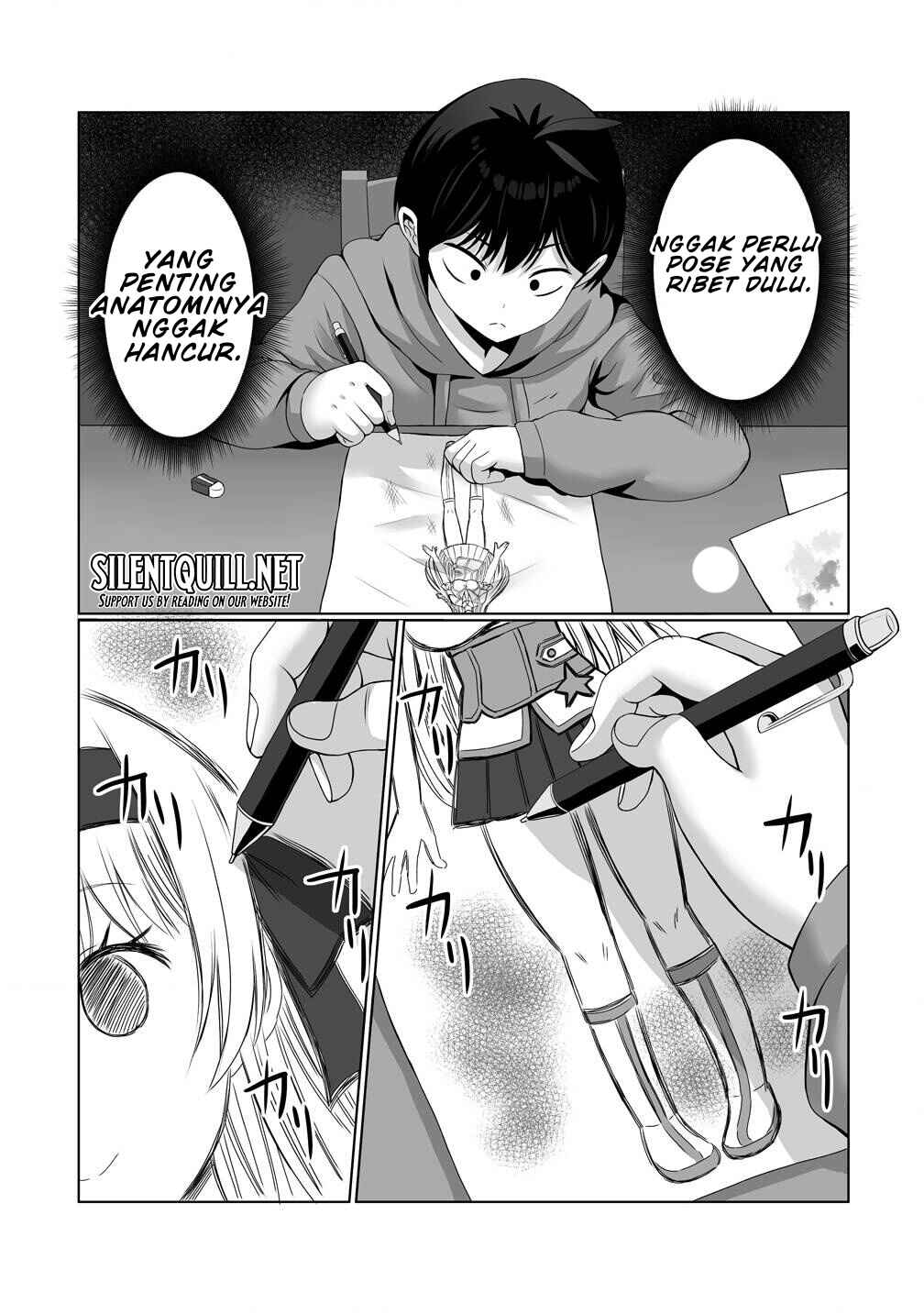 Kaita Mono o Jittaika Suru Nouryoku de Motenai Ore ga Harem Seikatsu Chapter 1 - Page 21