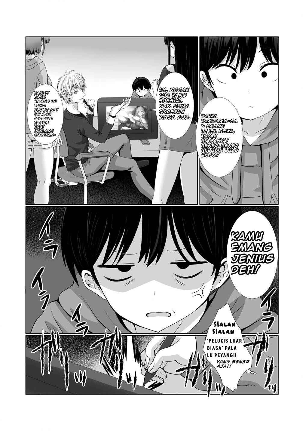 Kaita Mono o Jittaika Suru Nouryoku de Motenai Ore ga Harem Seikatsu Chapter 1 - Page 3