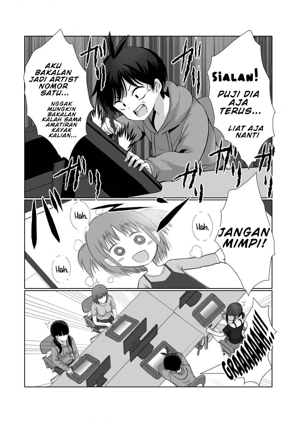 Kaita Mono o Jittaika Suru Nouryoku de Motenai Ore ga Harem Seikatsu Chapter 1 - Page 4