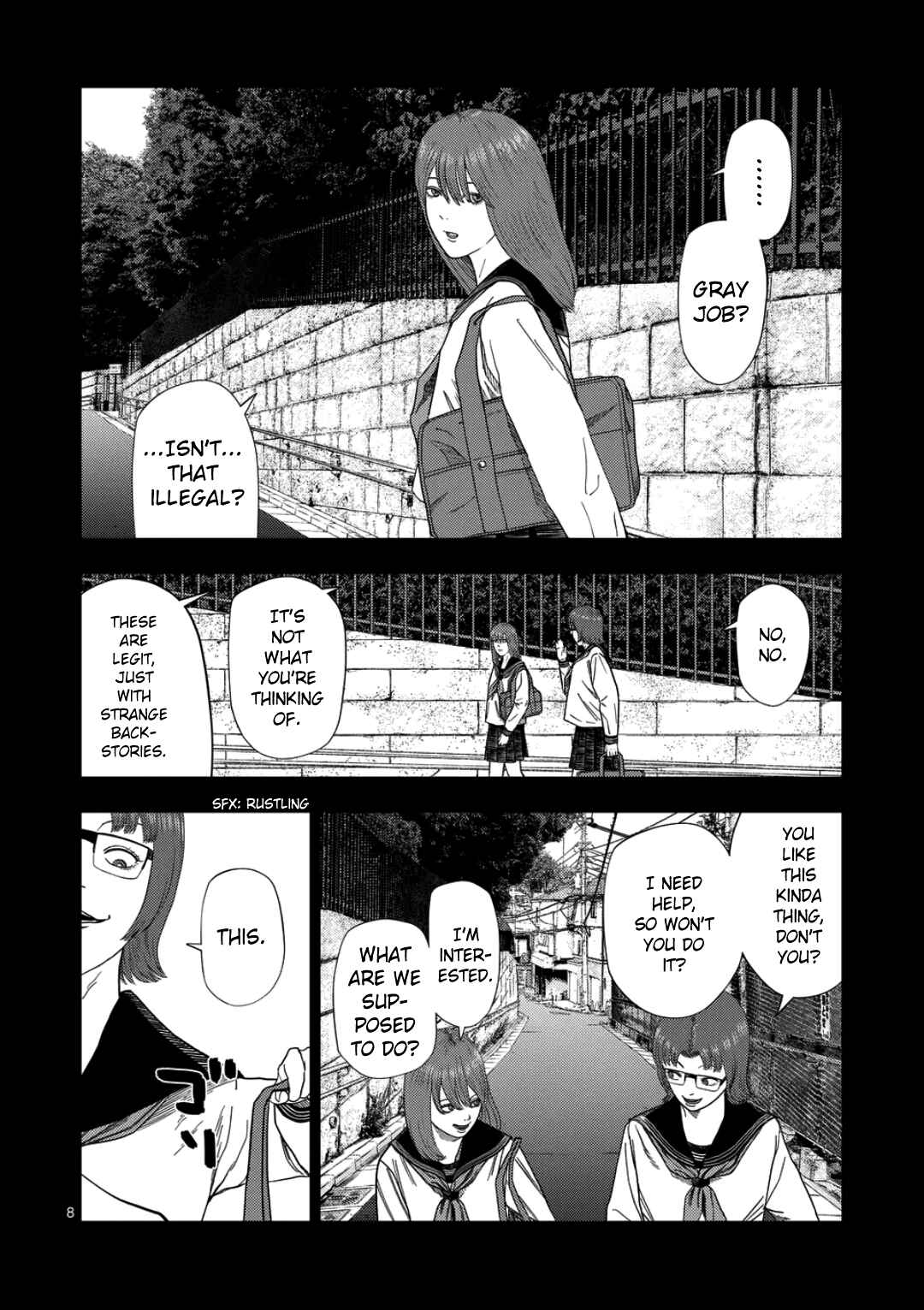Ura Baito: Toubou Kinshi Chapter 237 - Page 8