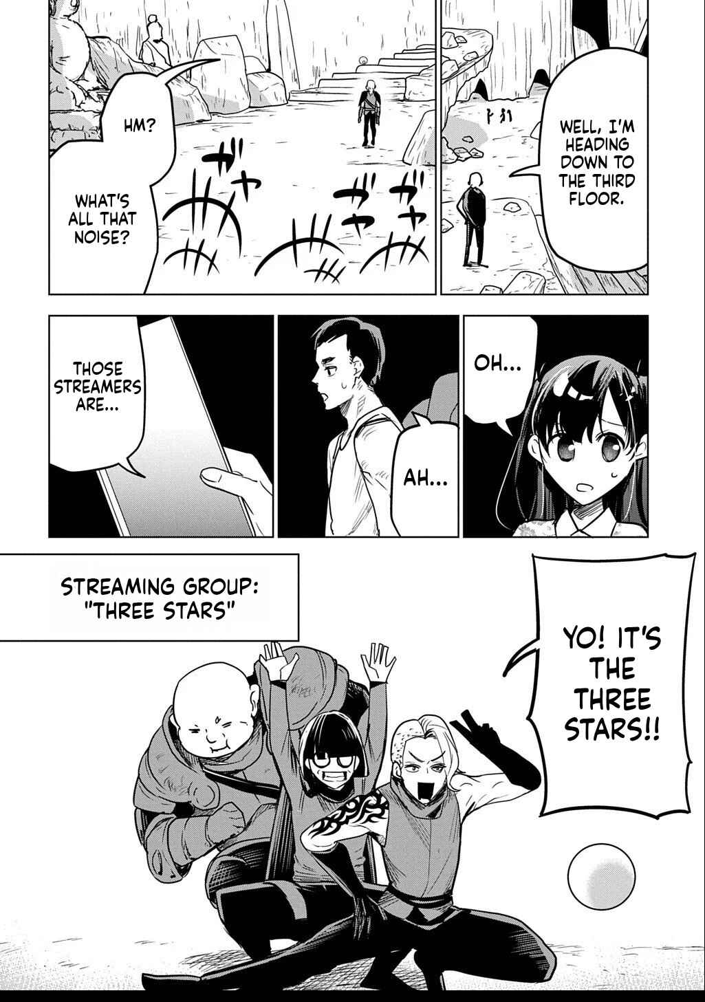 Moto Tansakusha no Ojii-chan: Mago ni Segamarete Dungeon Haishin o Hajimeta njaga, Nazeka Bazuriotta wai Chapter 2.1 - Page 15
