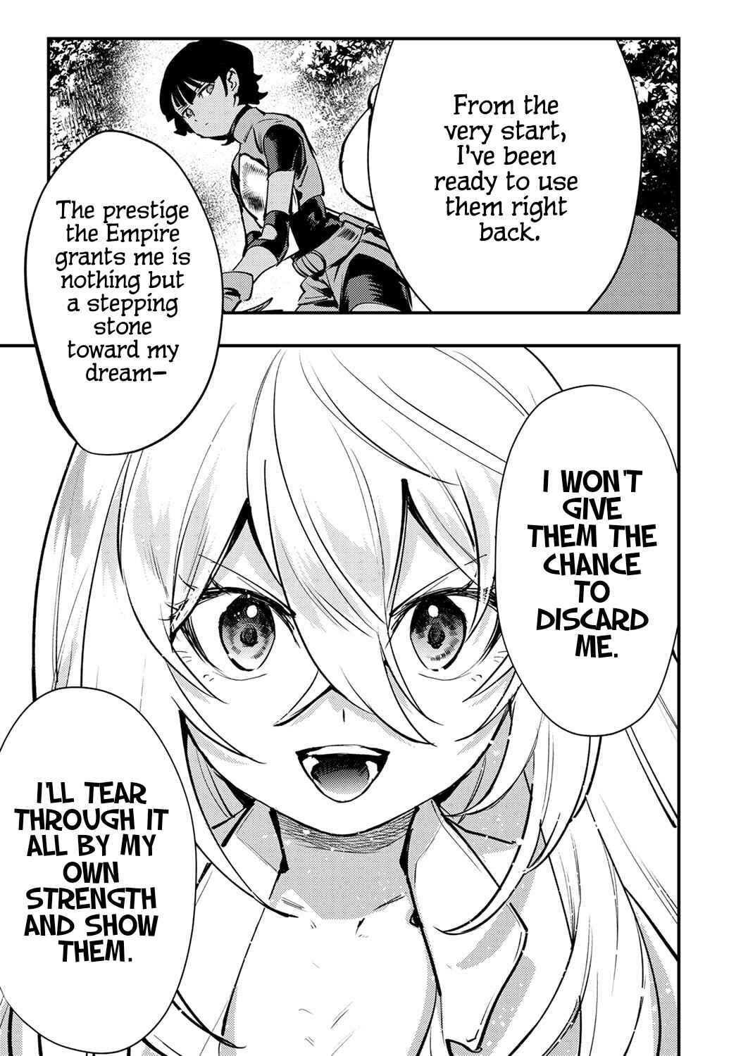 Shura Youjo no Eiyuutan ~Hanpa-sha to Iwa Reta Youhei, Youjo ni Tensei Shite Nariagaru~ Chapter 13 - Page 21