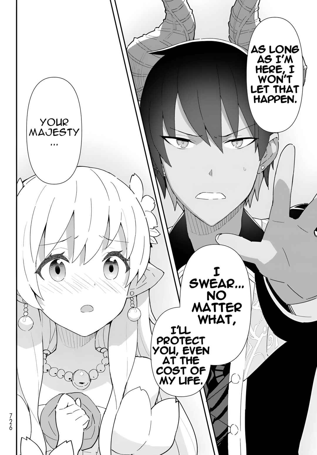 Reiketsu Ryuuou Heika no "Unmei no Tsugai" rashii Desu ga, Koukyuu ni Hikikomorou to Omoimasu Chapter 11.2 - Page 9
