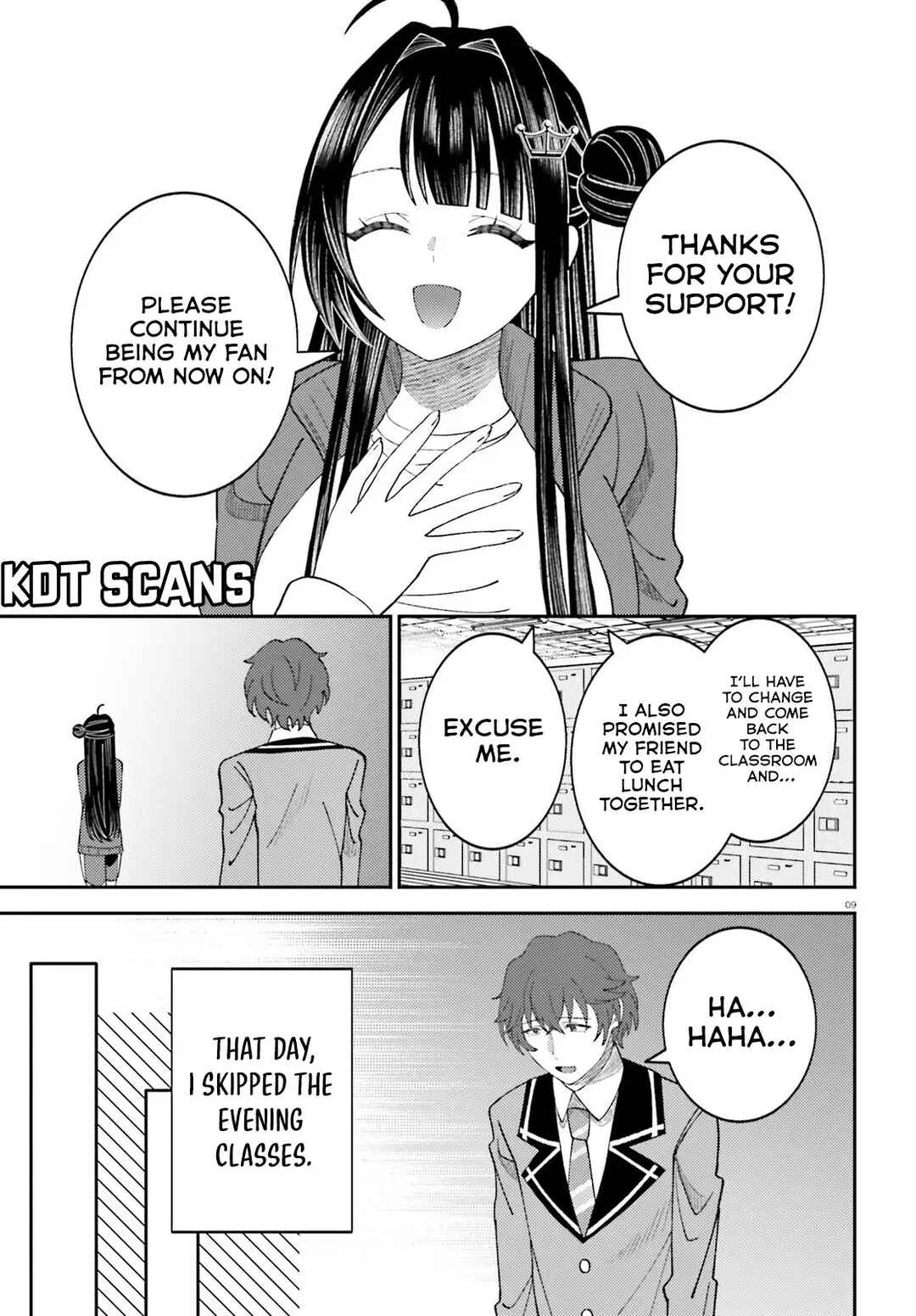 Ore no Haitoku Meshi wo Onedari Sezu ni Irarenai, Otonari no Top Idol-sama Chapter 12 - Page 10