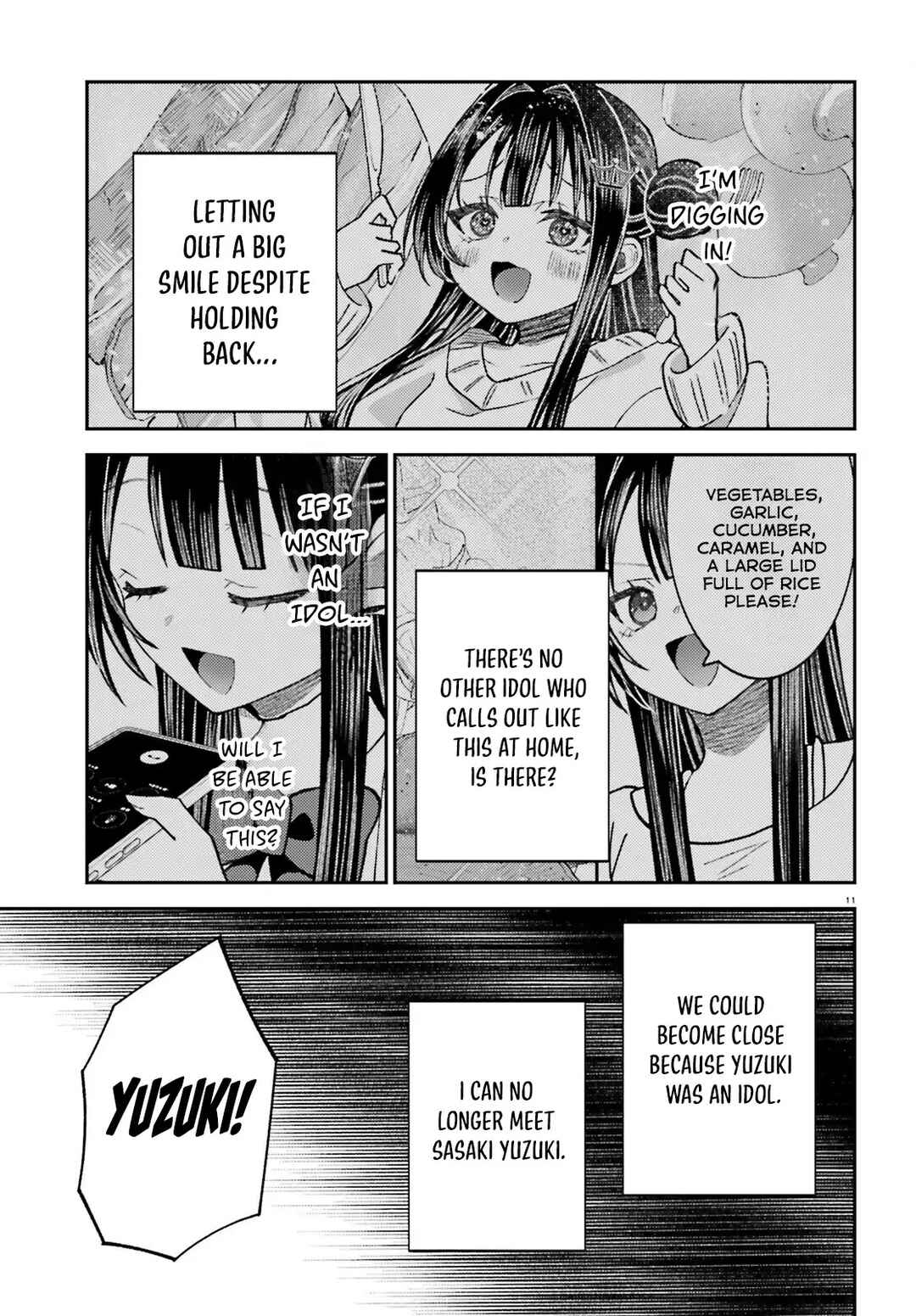 Ore no Haitoku Meshi wo Onedari Sezu ni Irarenai, Otonari no Top Idol-sama Chapter 12 - Page 12