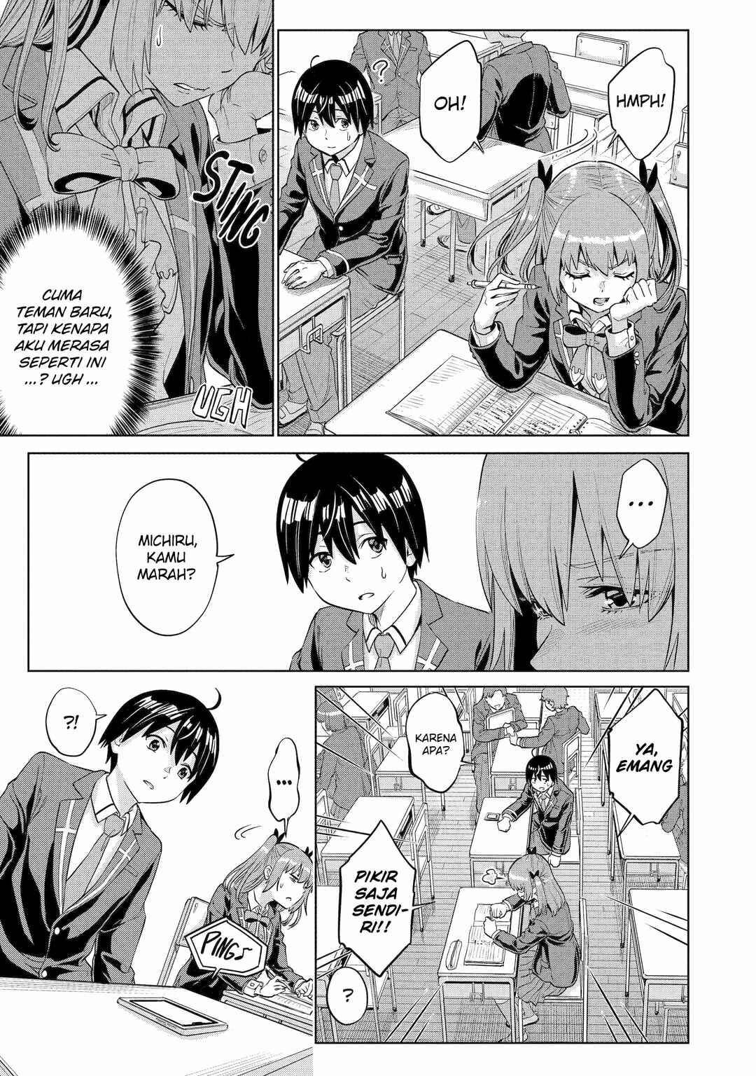 Koukousei WEB Sakka no Mote Seikatsu: "Anta ga Kami Sakka na Wakenai desho" to Boku o Futta Osananajimi ga Koukai Shiteru kedo Mou Osoi Chapter 7 - Page 12