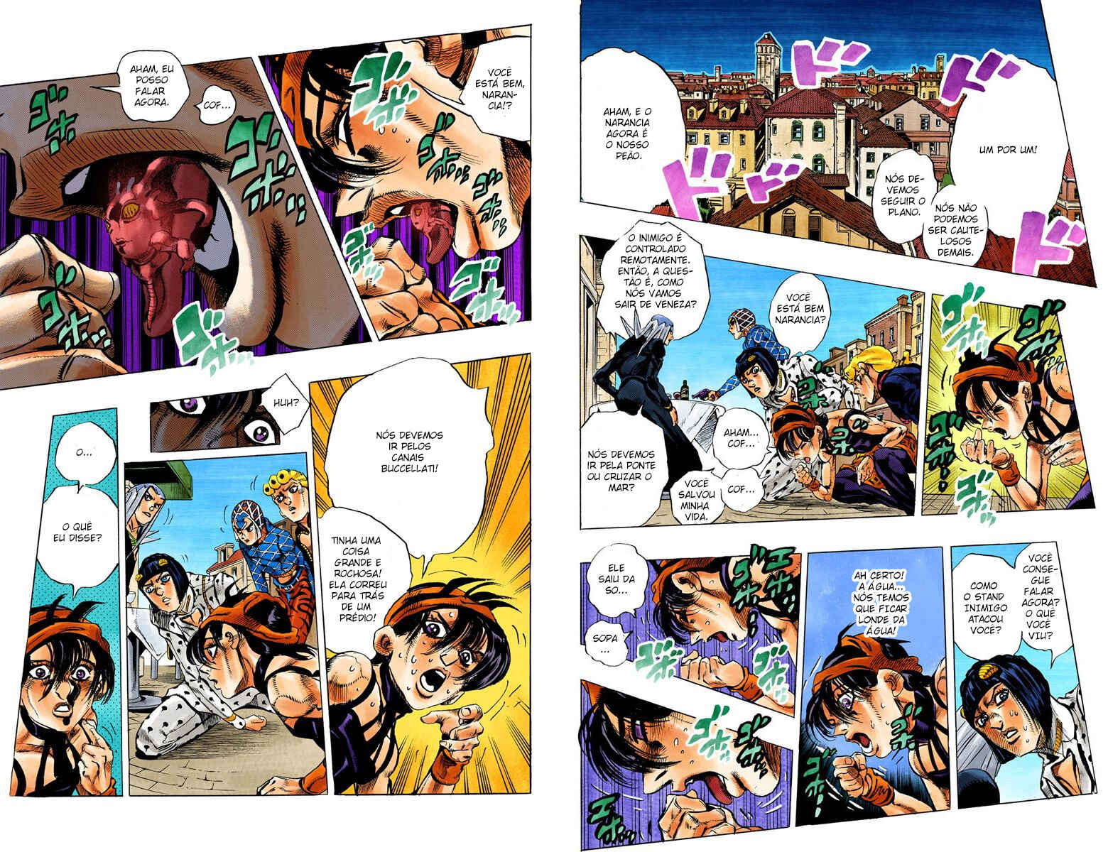 JoJo no Kimyou na Bouken: Part 5 - Ougon no Kaze Color-ban Chapter 86 - Page 10