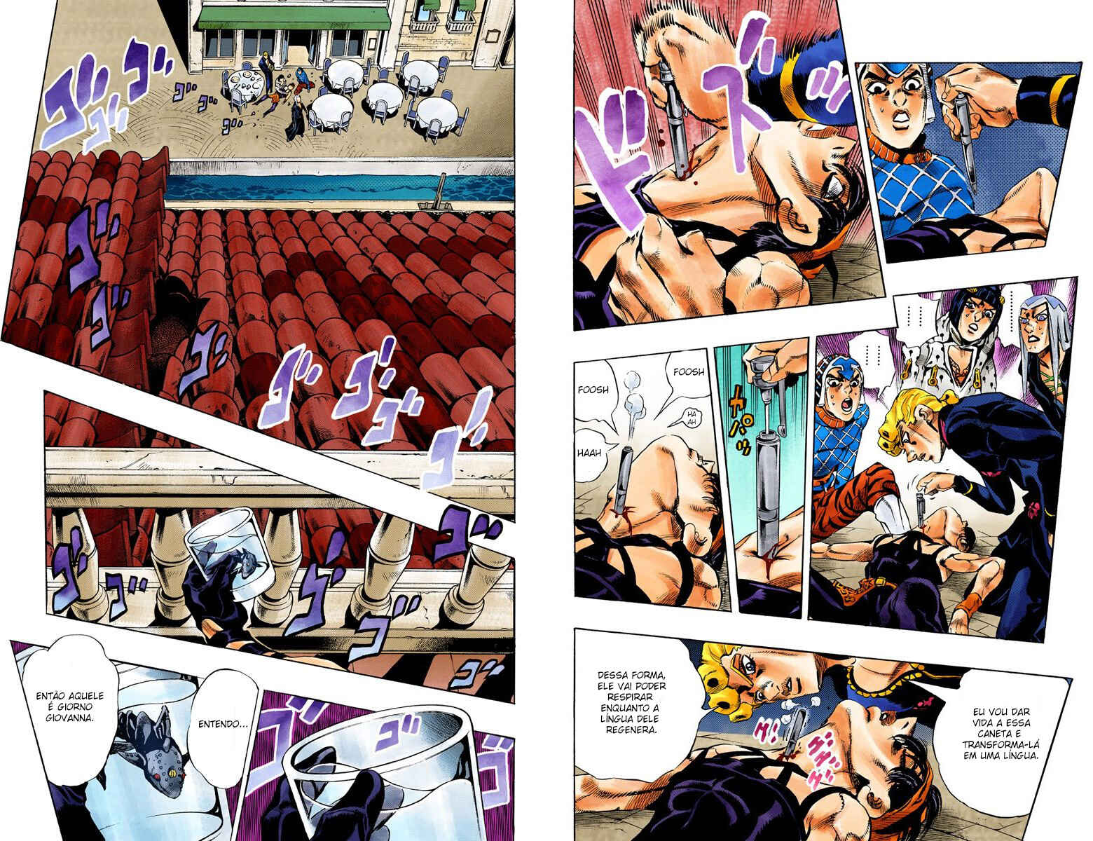 JoJo no Kimyou na Bouken: Part 5 - Ougon no Kaze Color-ban Chapter 86 - Page 8