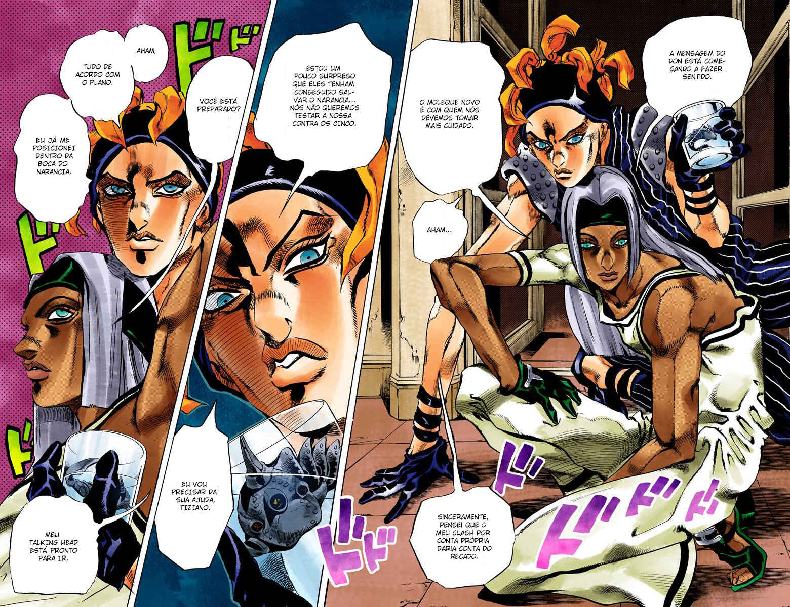 JoJo no Kimyou na Bouken: Part 5 - Ougon no Kaze Color-ban Chapter 86 - Page 9