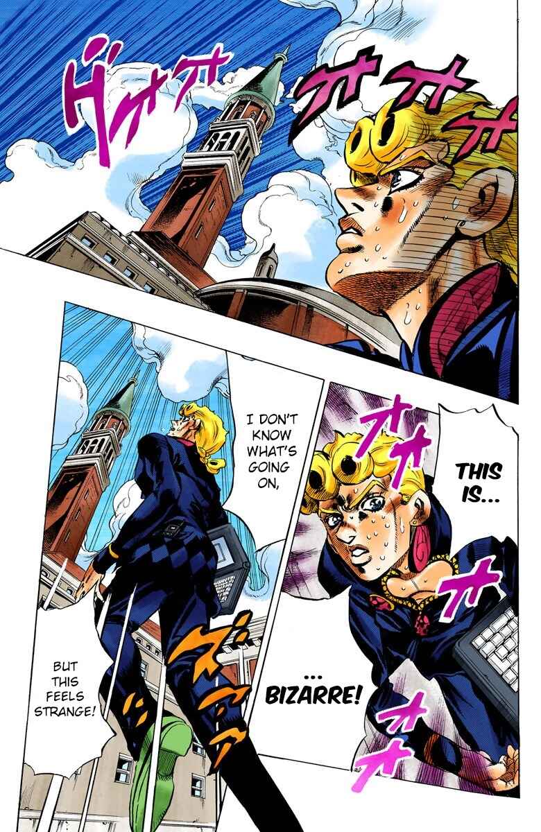 JoJo no Kimyou na Bouken: Part 5 - Ougon no Kaze Color-ban Chapter 80 - Page 9