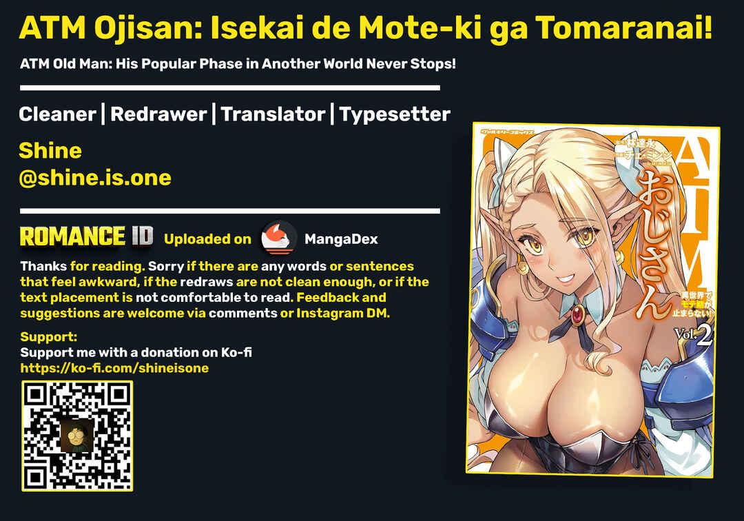 ATM Ojisan: Isekai de Mote-ki ga Tomaranai! Chapter 12 - Page 20