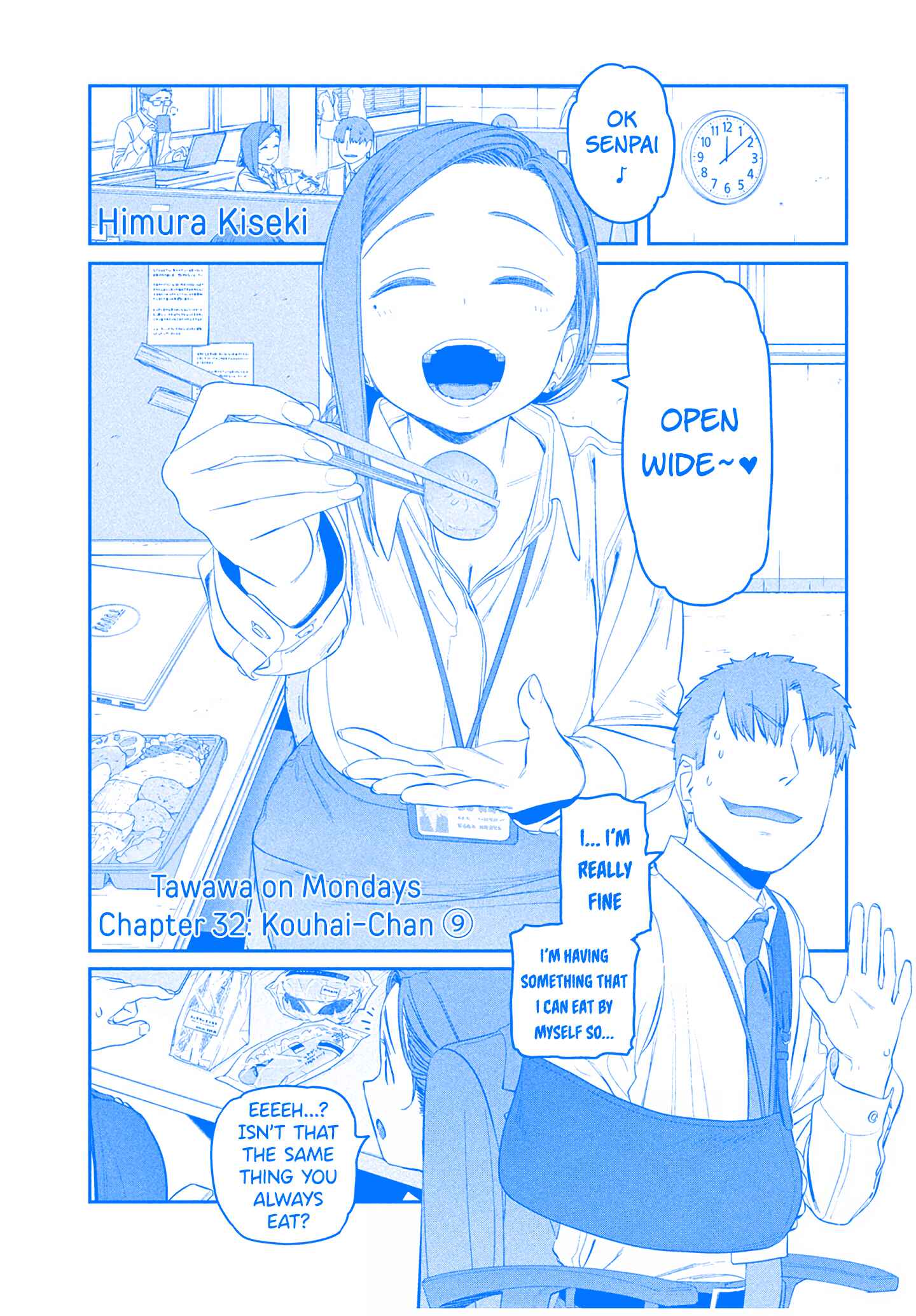 Getsuyoubi no Tawawa (Blue) (Fan Colored) Chapter 32 - Page 2